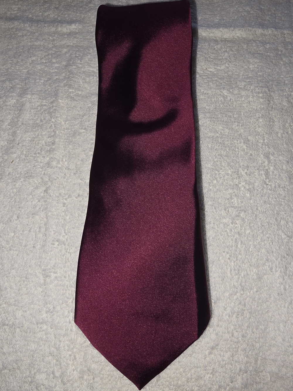 Express Men's Deep Burgundy Satin Tie